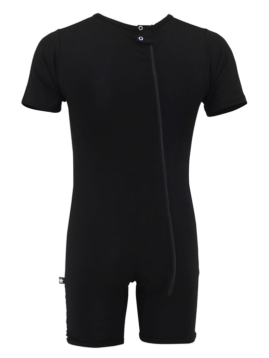 Adult Unisex Tee-Shirt Zipper Onesie Bodyshorts
