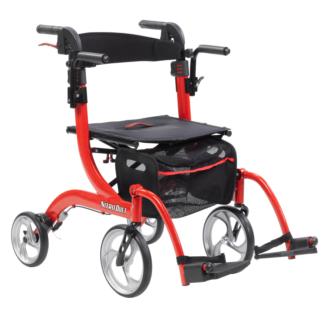 Nitro Duet Transport Chair Rollator