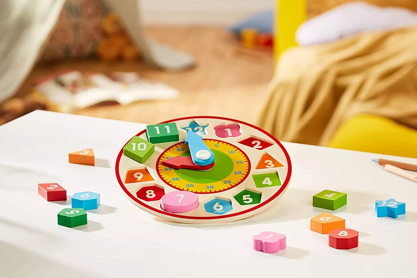 Shape Sorting Clock Puzzle
