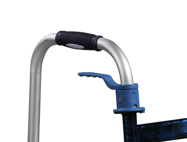 Deluxe Trigger Release Folding Walker with 5" Wheels
