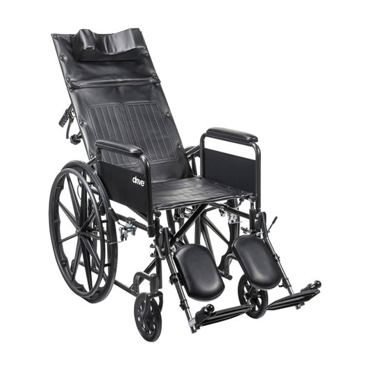 Silver Sport 18" Recline Back Wheelchair