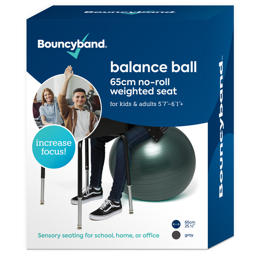 Balance Balls No-Roll Weighted - Dark Gray 65 cm