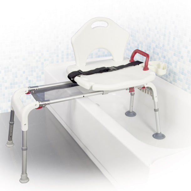 Folding Universal Sliding Transfer Bench - In-Store Only