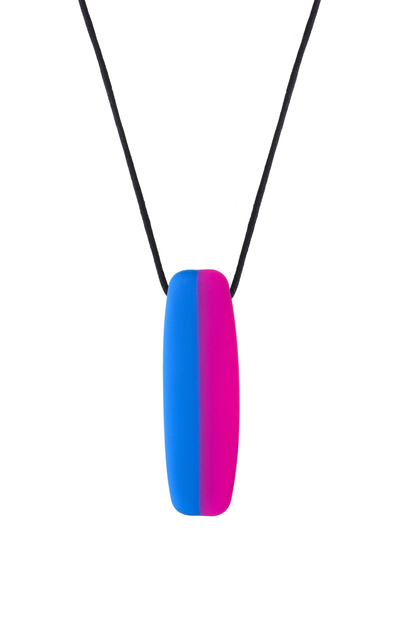 Chewable Board Pendant - Pink/Blue