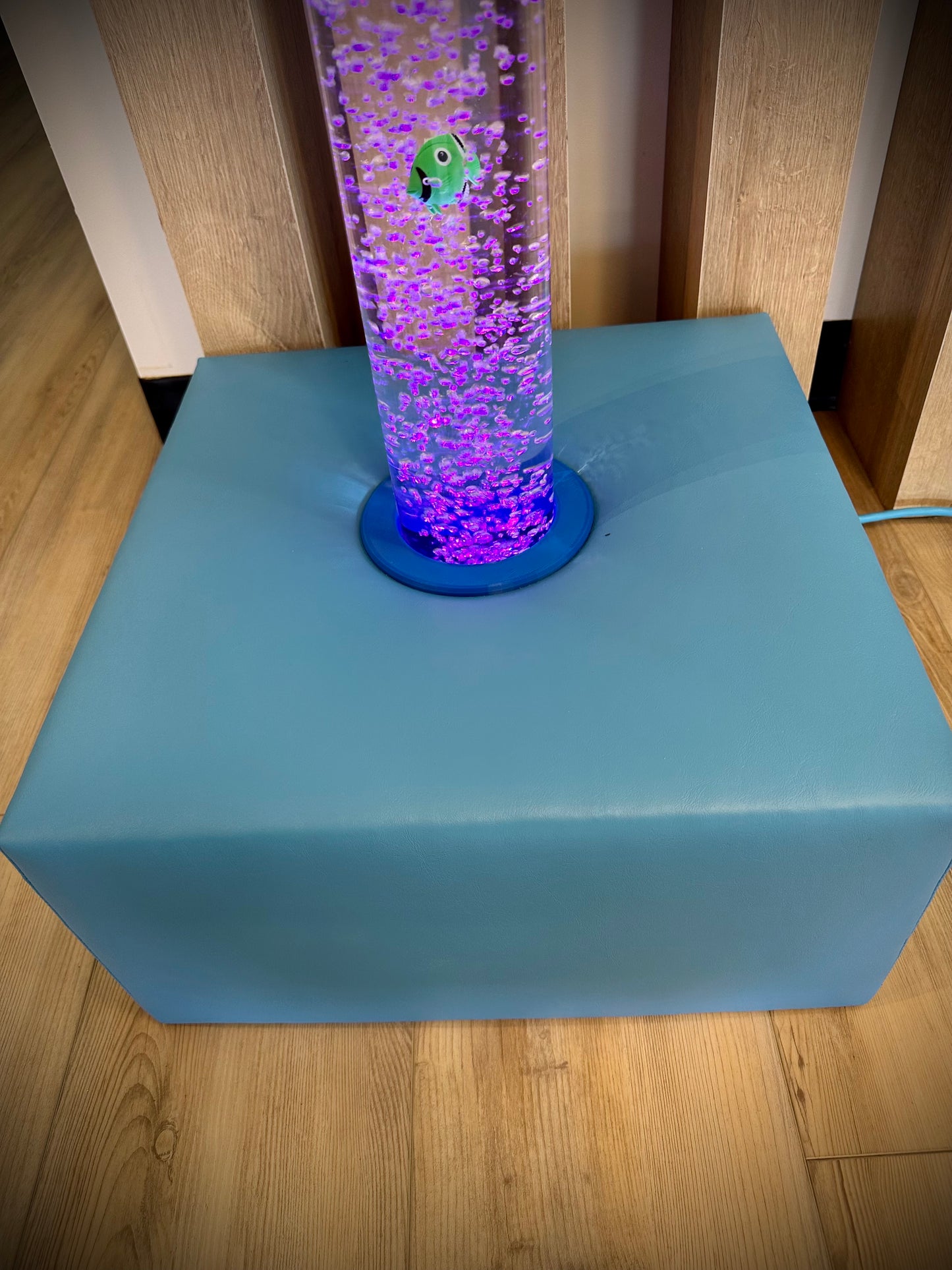 Secure Square Upholstered Base for 4 ft bubble tube