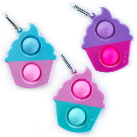 OMG!! MEGA POP CUPCAKE KEYCHAINS