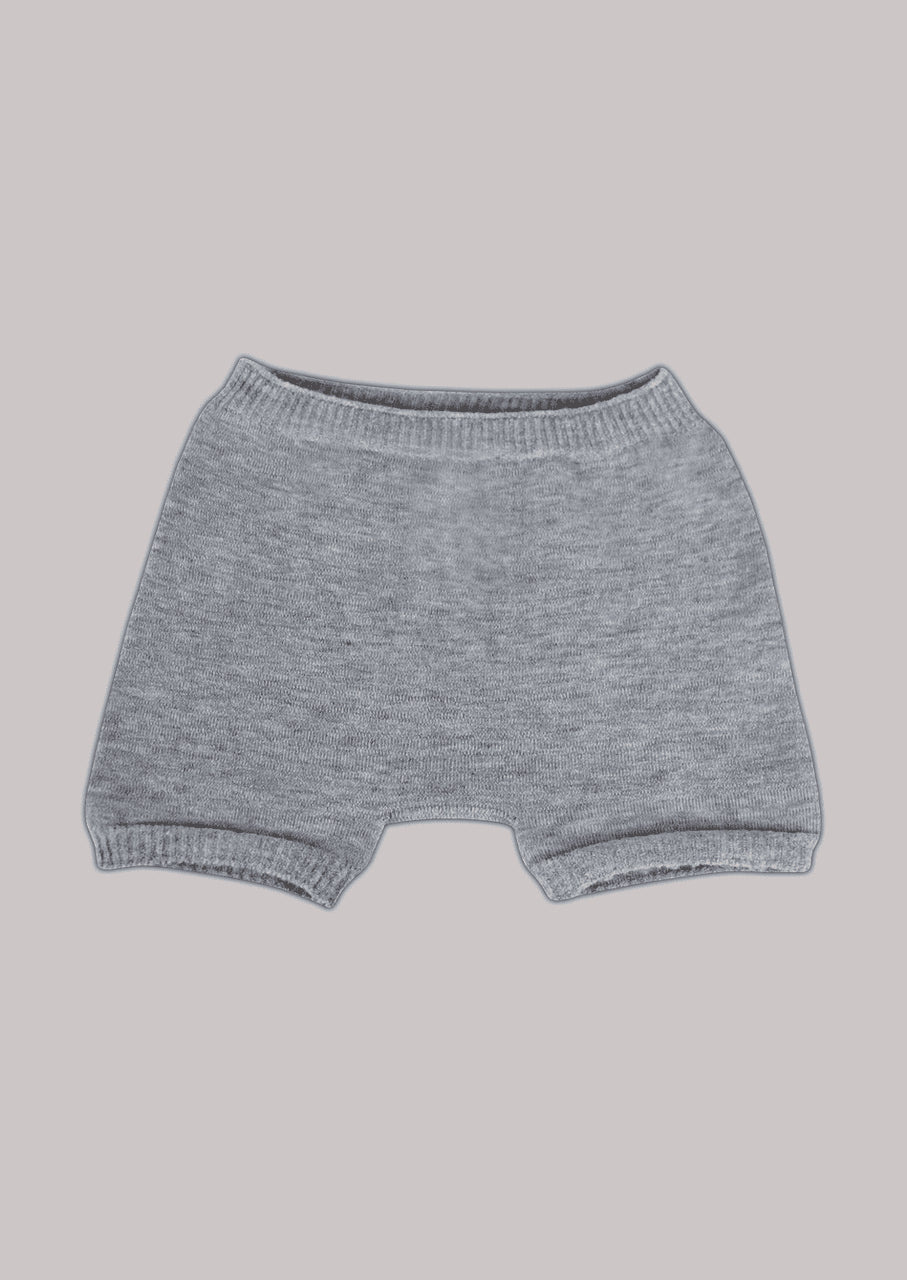 Combed cotton gray flat pants (sports underwear/boxer briefs/girls