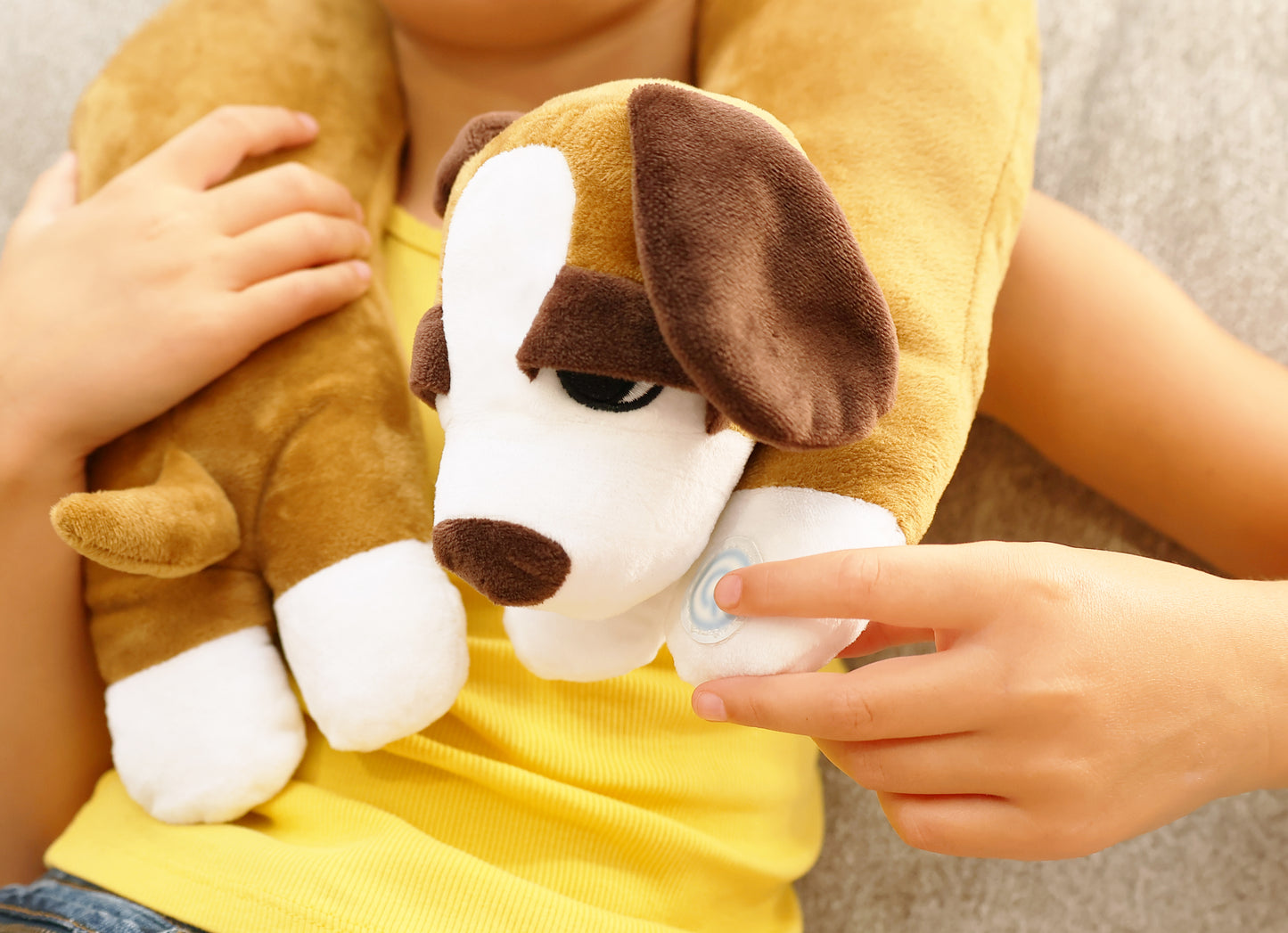 Vibrating Puppy Sensory Neck Pillow