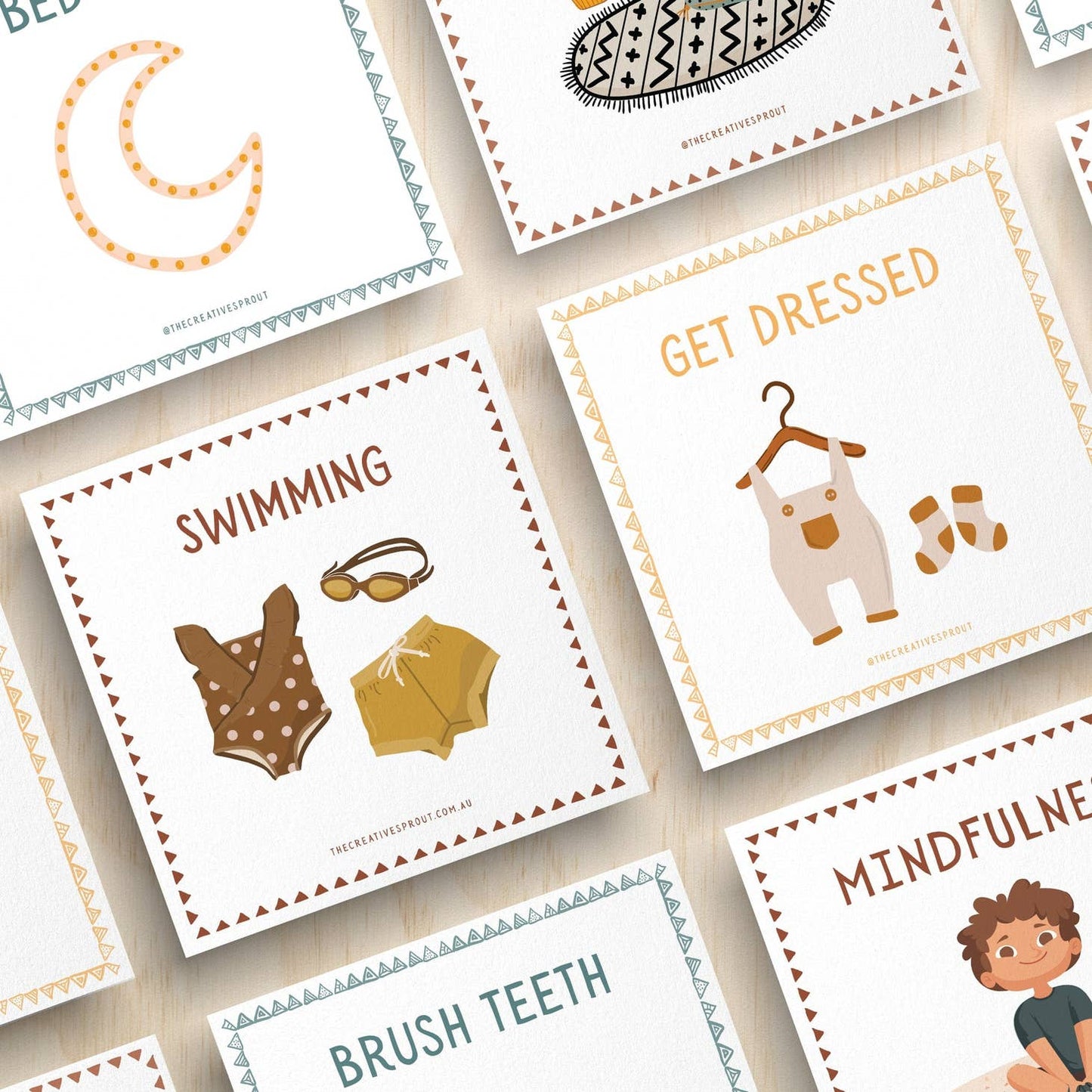 72 Daily Routine Cards