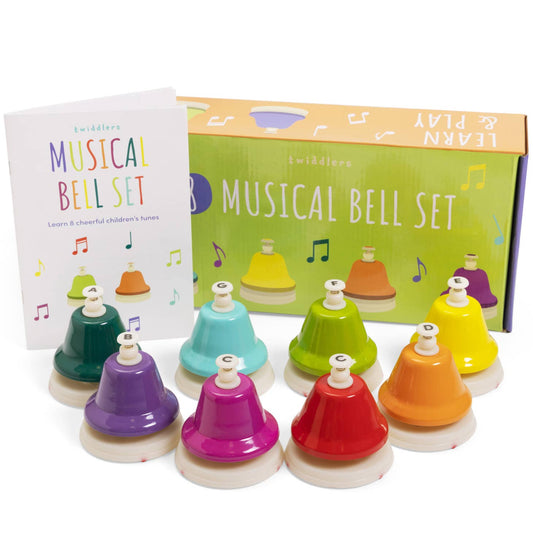 Rainbow Music Bells (Set of 8)