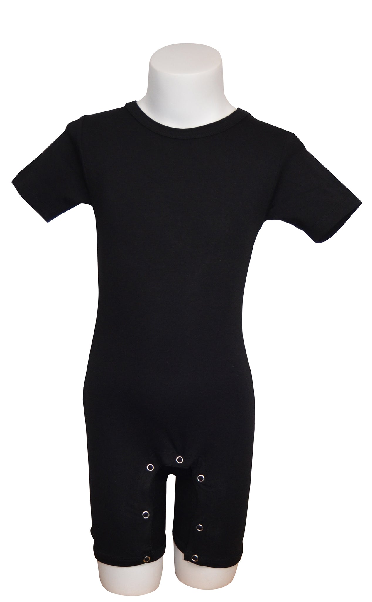 Child Unisex Tee-Shirt Snap Onesie Bodyshorts