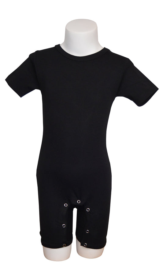 Child Unisex Tee-Shirt Snap Onesie Bodyshorts