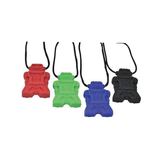 Chu Buddy Robotz Chew Pendant With Breakaway Clasp Necklace