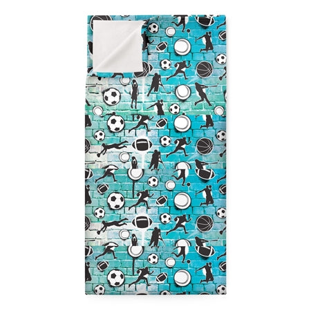 Sports Graffiti Fuzzy Sleep Sac