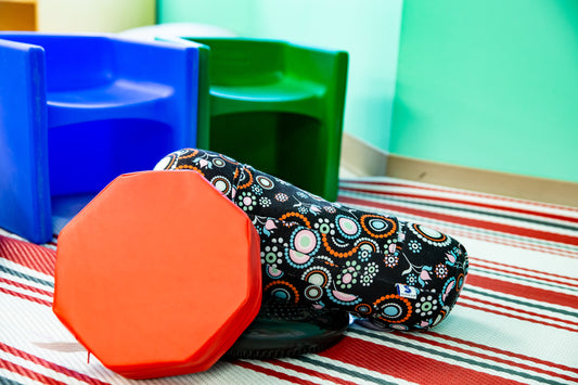 Original Vibrating Sensory Cushion - Red Octagon