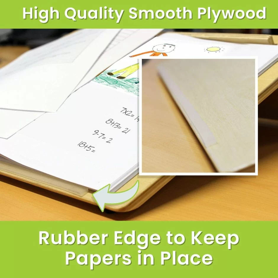 Wooden Writing Slope - Extra Wide with Pen Holder