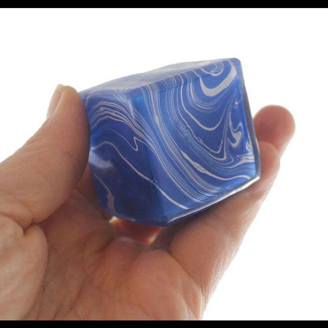 Marbled Ice Cube Sugar Ball 1.5"