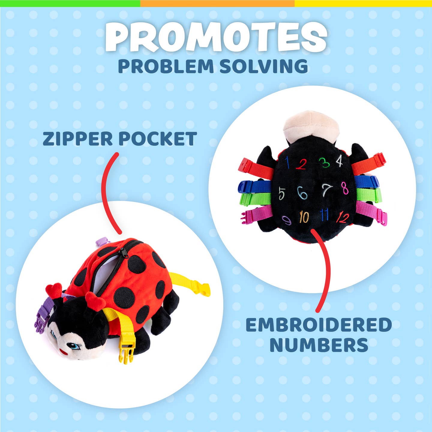 Busy Becky Ladybug Plush