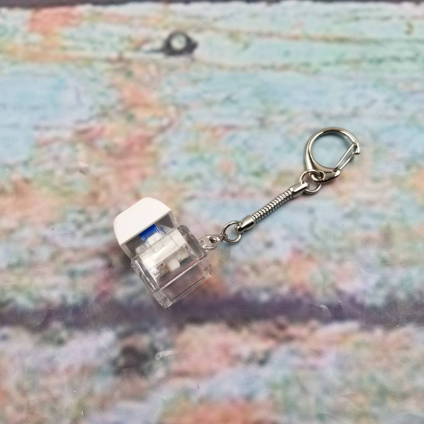 Keyboard Button Keychain