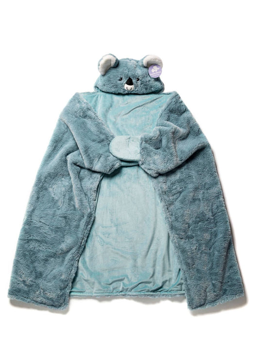 Weighted Plush Hooded Blanket