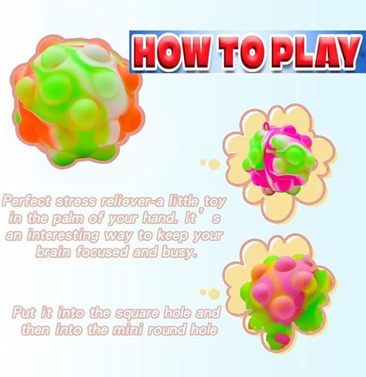 Mini Popit Ball Keychain