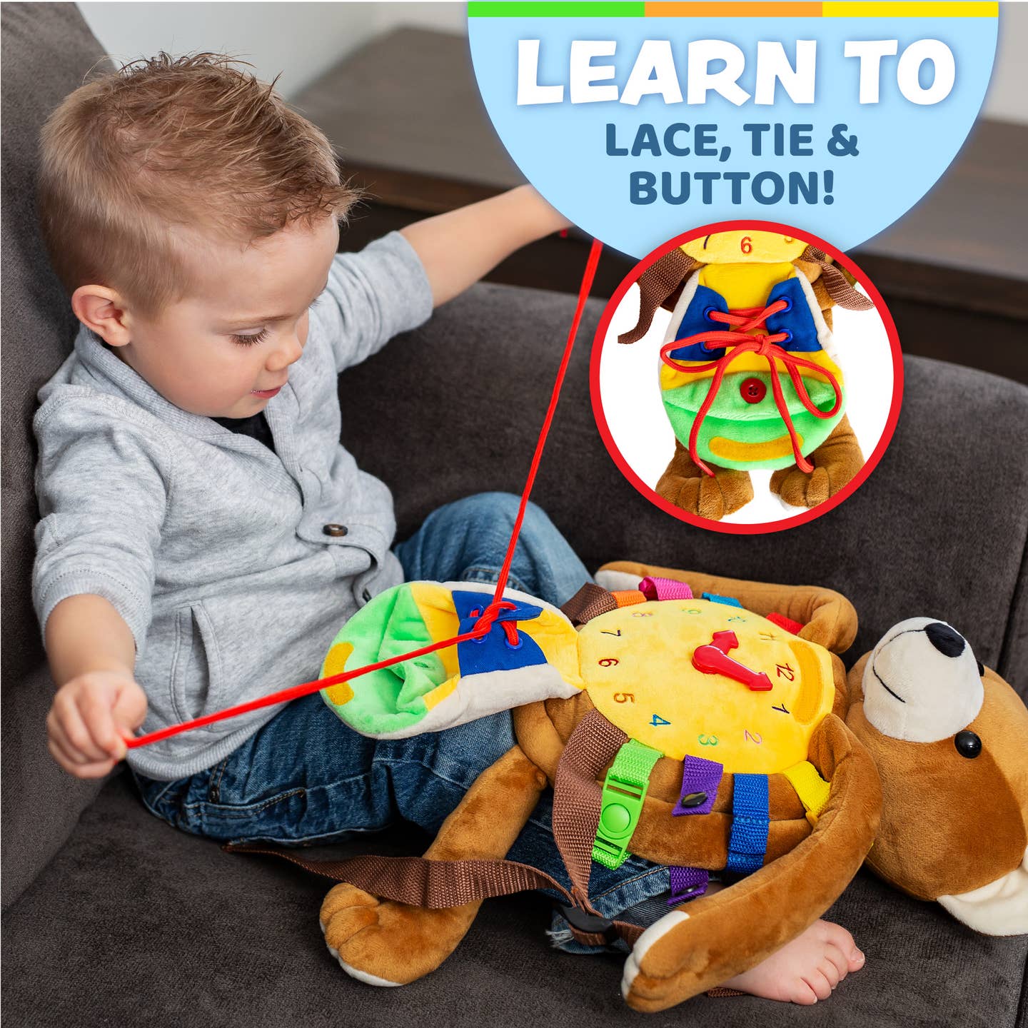 Busy Billy Bear Backpack