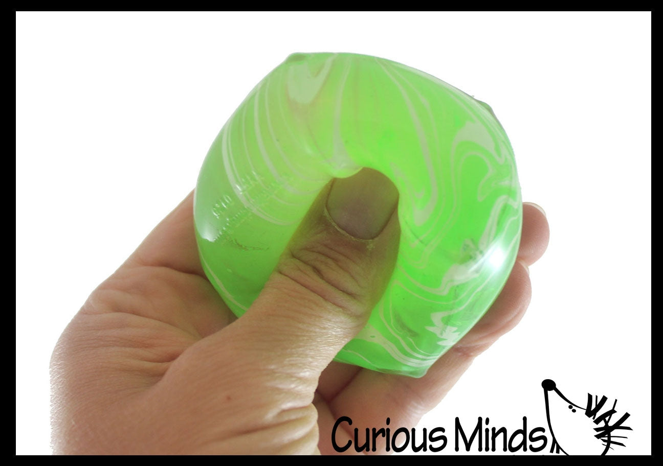 Marbled Ice Cube Sugar Ball 1.5"