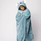 Weighted Plush Hooded Blanket