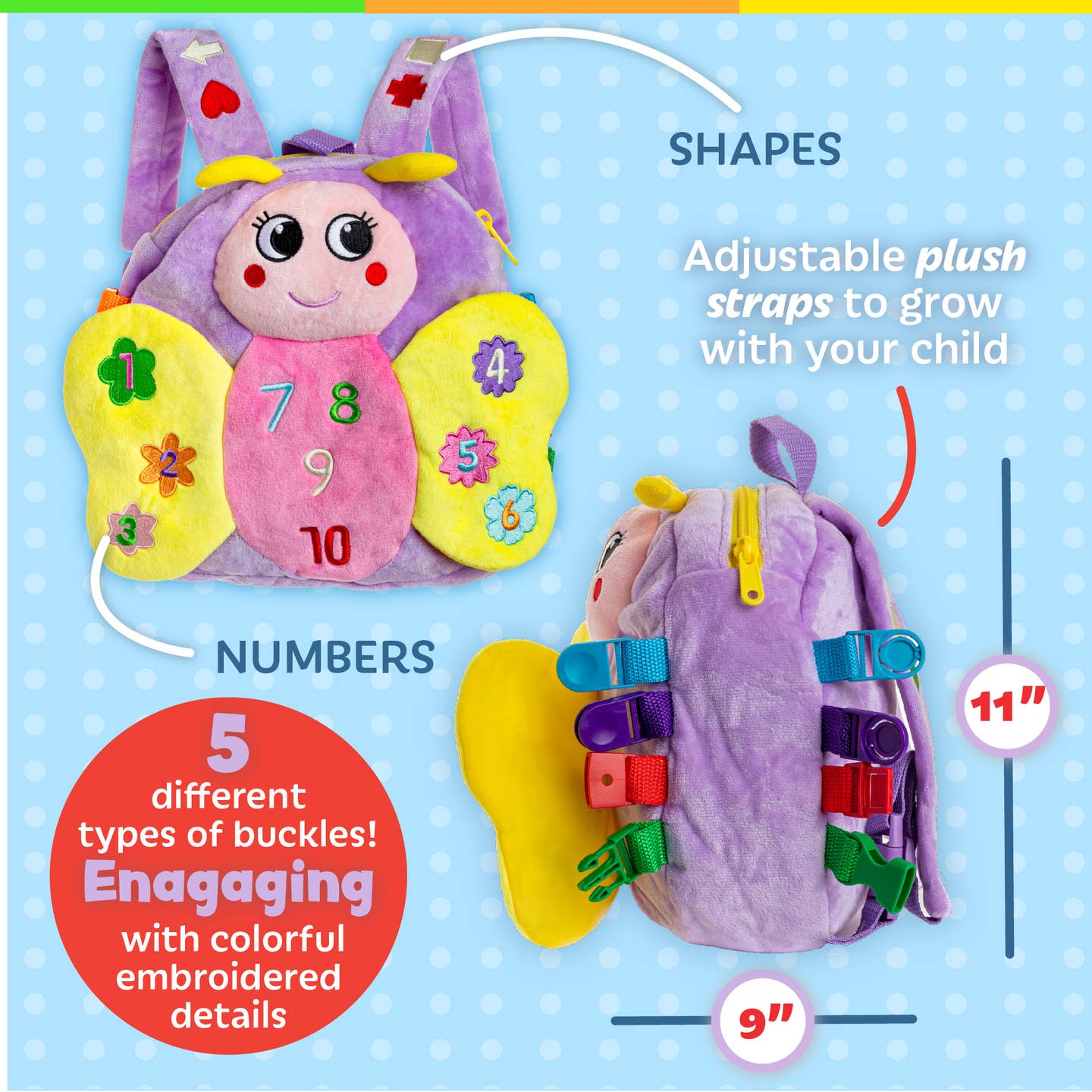 Busy Blossom the Butterfly Backpack