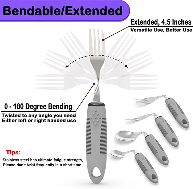 Weighted/Bendable Adaptive Utensils