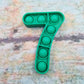 Green Numbers Pop It Set