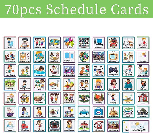 70 Piece Visual Schedule Kit