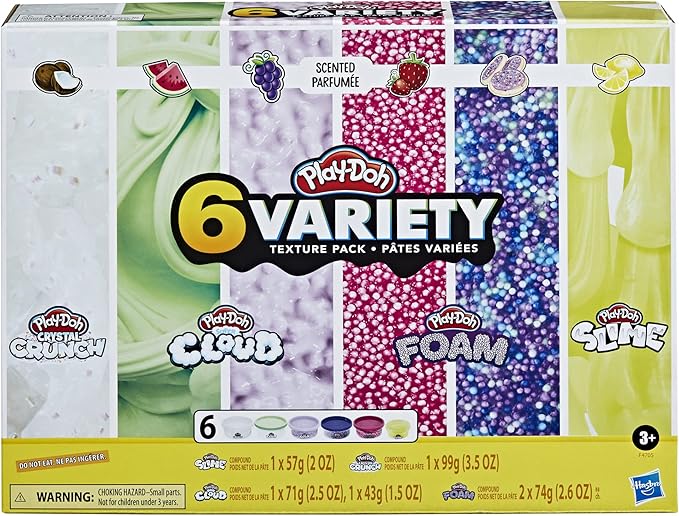 Play-Doh 6 Variety Scented and Texture Pack