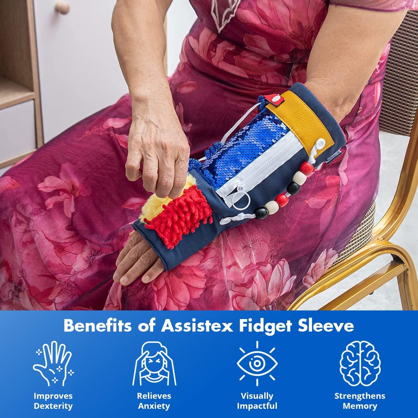 Fidget Sensory Sleeve for Adults