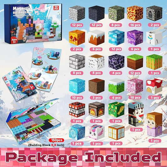 ToyUnited Magentic Building Blocks - 150 Pieces
