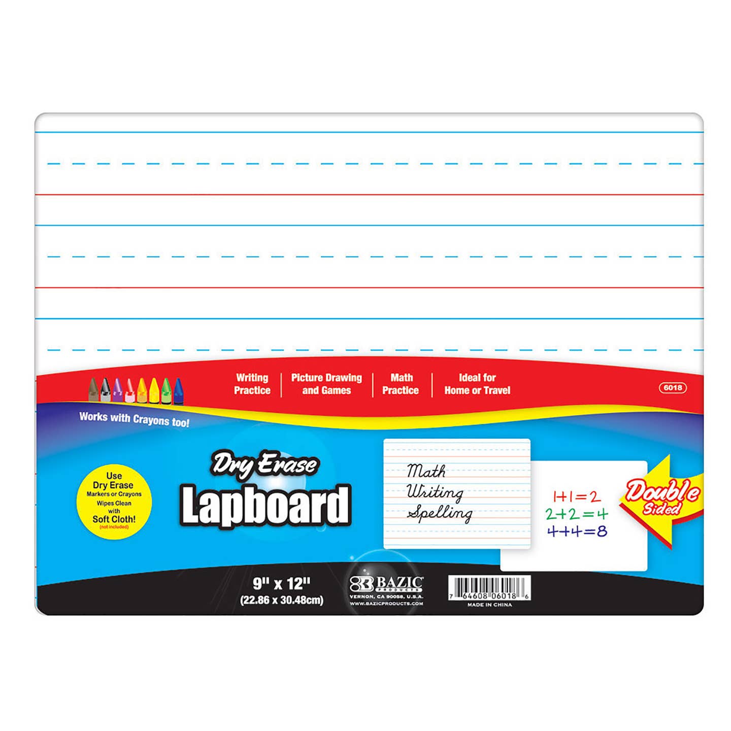 Double Sided Dry Erase Lap Board