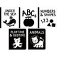 Black and White High Contrast Board Book Library