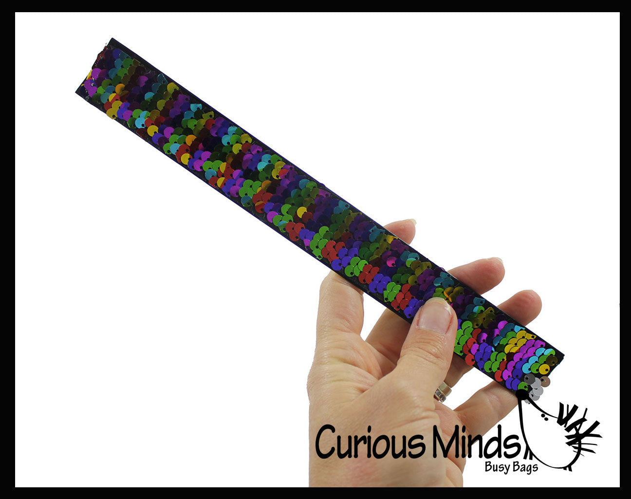 Sequin Sensory Slap Bracelet