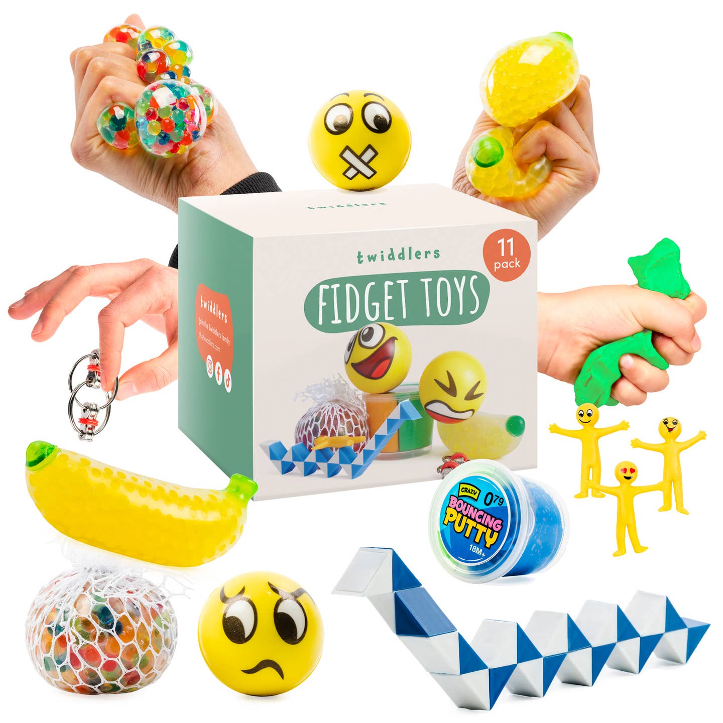 11 Piece Fidget Toy Set