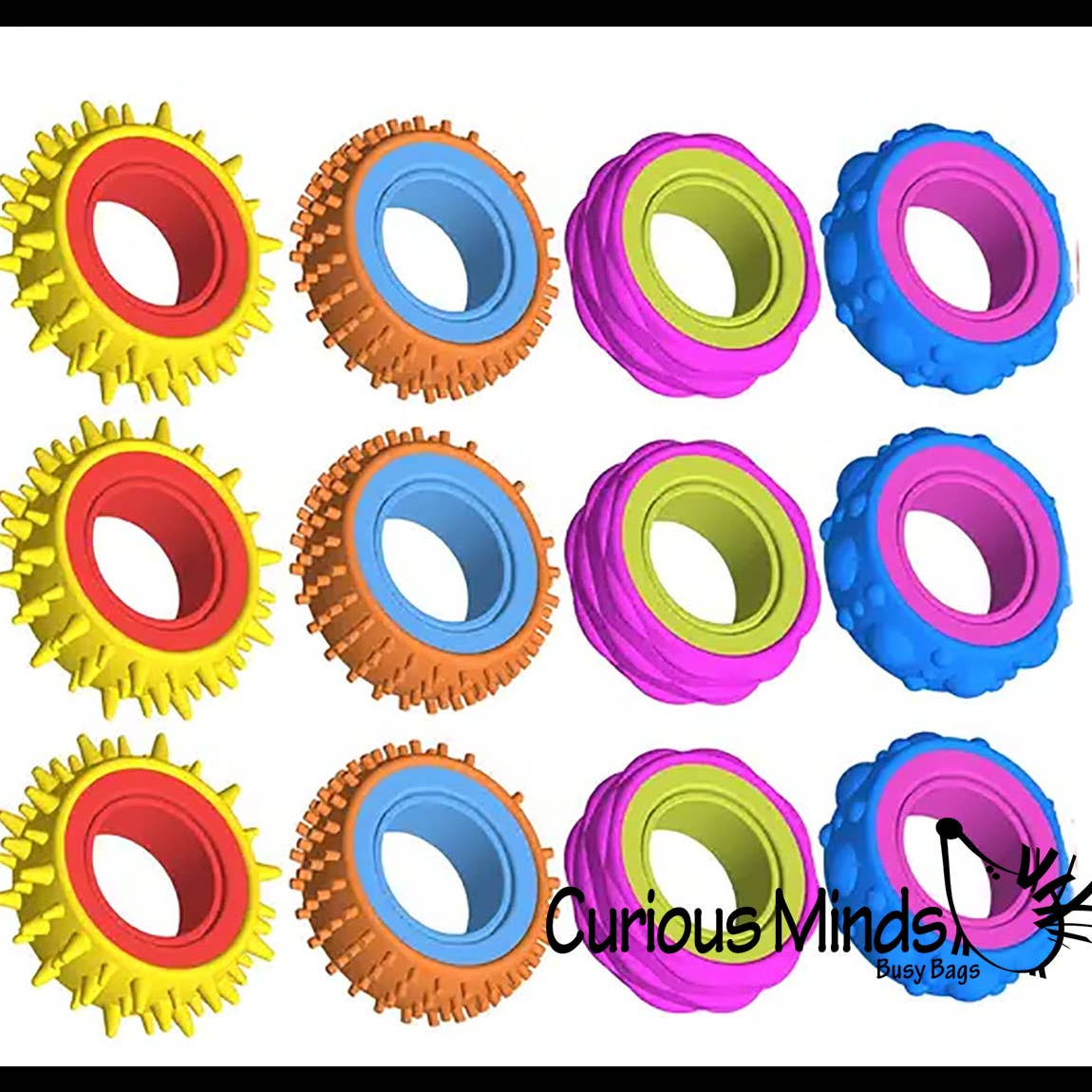 Soft Silicone Spin Ring