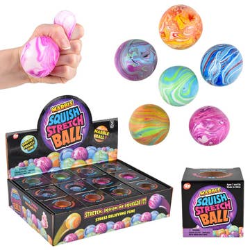 Squish and Stretch Marbleized Gummi Ball
