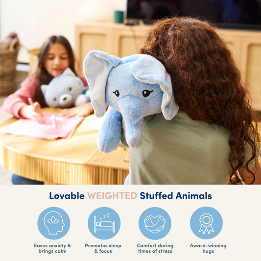 Hugimals Weighted Emotional Support Elephant