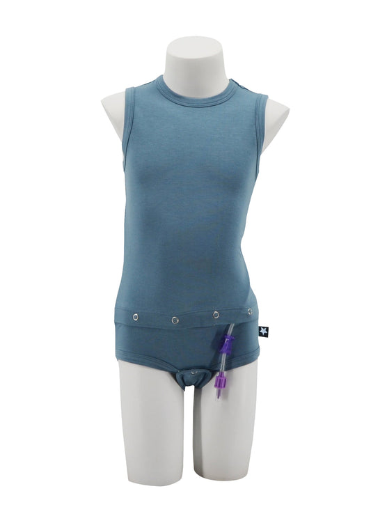Child Unisex Feeding Tube Sleeveless Bodysuit
