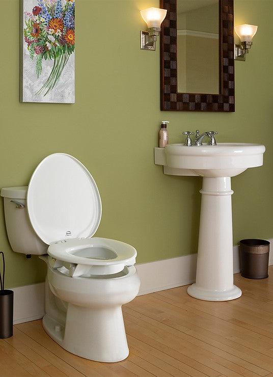 Bemis Raised Toilet Seat - Elongated Toilet