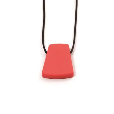 Geo Pendant Chew Necklace