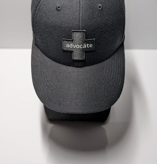 Black 6 Panel advocäte Hat