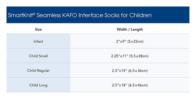 SmartKnit Seamless KAFO Interface Socks