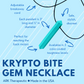 ARK's Krypto-Bite Chewable Gem Necklace