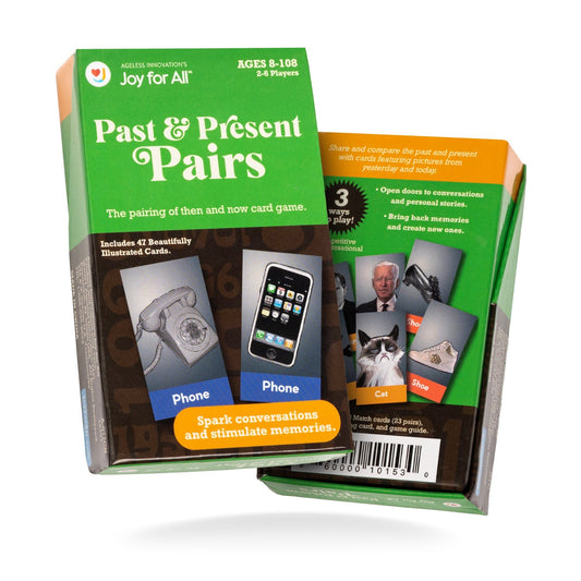 Past & Present Pairs Card Game