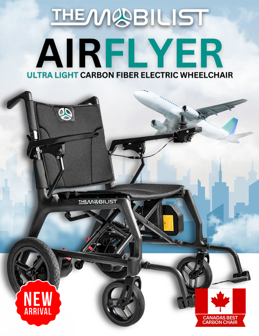 AirFlyer - Ultralight Carbon Fibre Electric Wheelchair